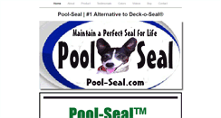 Desktop Screenshot of naturalpoolseal.com