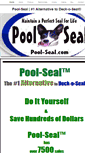 Mobile Screenshot of naturalpoolseal.com